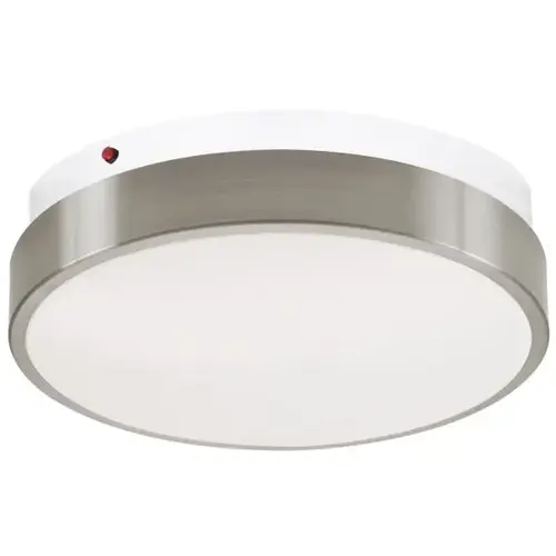 Octavia 14 In. LED Flush Mount Brushed Aluminum 120v, 30/35/40k
