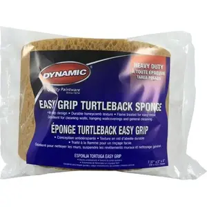 Dynamic 00027 00027 Heavy Duty Easy Grip Turtleback Wall Cleaning Sponge