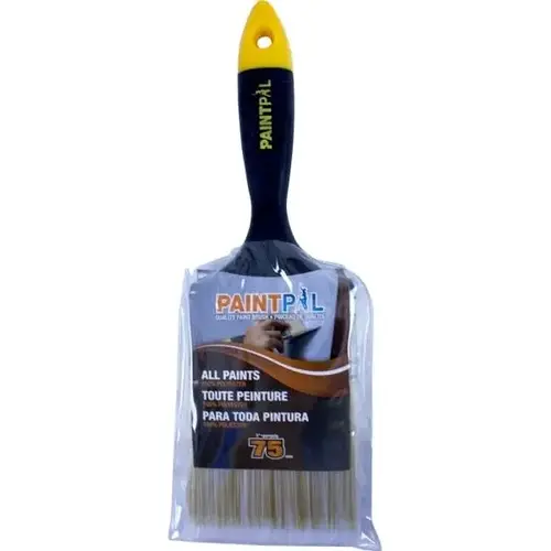 09807 3" 75mm Paint Pal Flat Polyester Brush