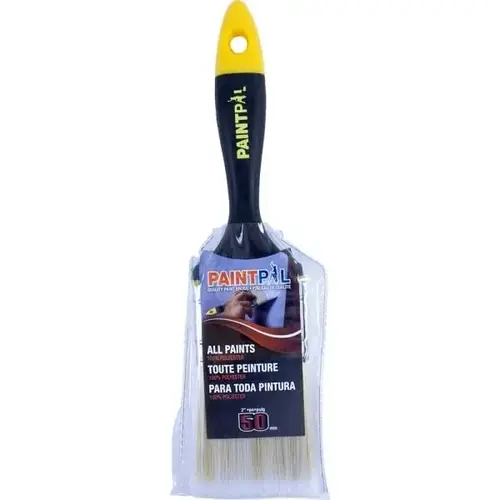 09805 2" 50mm Paint Pal Flat Polyester Brush 09805 2" 50mm Paint Pal Flat Polyester Brush
