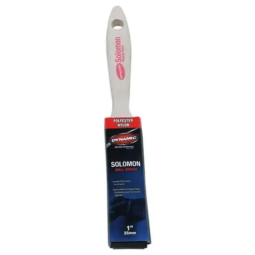99013 1" 25mm Solomon Flat Beavertail Nylon Polyester Brush 99013 1" 25mm Solomon Flat Beavertail Nylon Polyester Brush