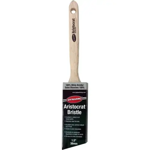 21547 1-1/2" 38mm Aristocrat Angled Sash White Bristle Brush 21547 1-1/2" 38mm Aristocrat Angled Sash White Bristle Brush