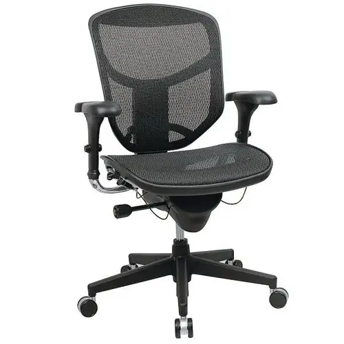 Quantum 9000 Series Black Ergonomic Mesh Mid-Back Chair Quantum 9000 Series Black Ergonomic Mesh Mid-Back Chair