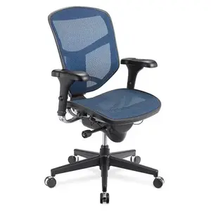 Workpro QUANTUM BLUE Blue Fabric Quantum Mesh Mid-Back Task Chair