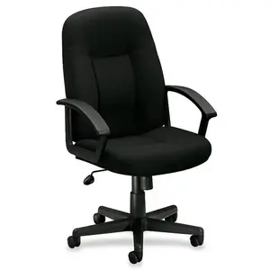 Basyx by HON BSXVL601VA10 Vl601 Black Mid-Back Swivel Chair