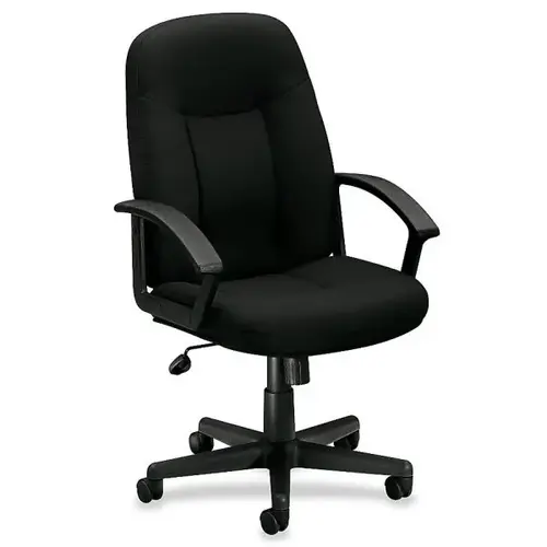 Vl601 Black Mid-Back Swivel Chair