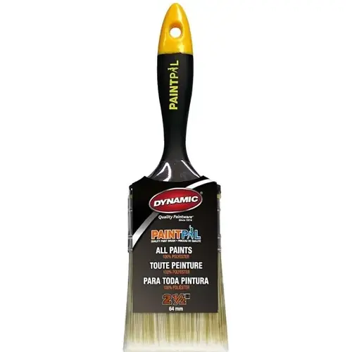 09806 2-1/2" 64mm Paint Pal Flat Polyester Brush