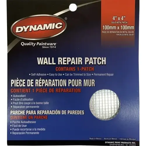 Lf044001 4" X 4" 100mm X 100mm Drywall Repair Patch Lf044001 4" X 4" 100mm X 100mm Drywall Repair Patch