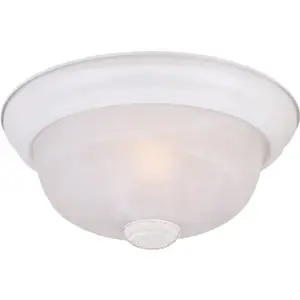 Designers Fountain 1257L-WH-AL Decorative 16 In. 3-Light Incandescent Flush Mount Light