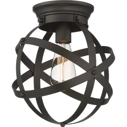 Eli 10 In. 1-Light Fluorescent Flush Mount Light