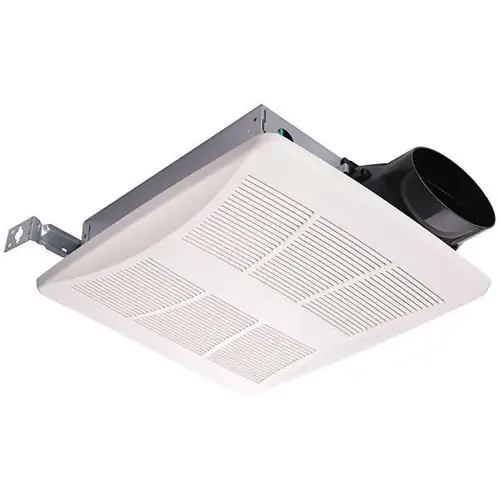 -Nutone Lo-Profile 50/80/100 Selectable Cfm Bathroom Exhaust Fan