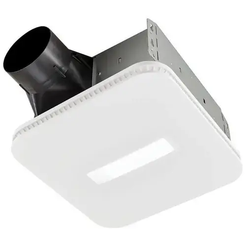 -Nutone 110 Cfm Bathroom Exhaust Fan With Led Lighted Clean Cover Grille
