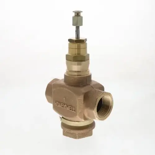 Valve Globe 2 Way 2" Npt 46.8 Cv Linear Flow Red Brass Body