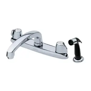 Gerber G0042216 Classics 2-Handle Sprayer Kitchen Faucet Chrome