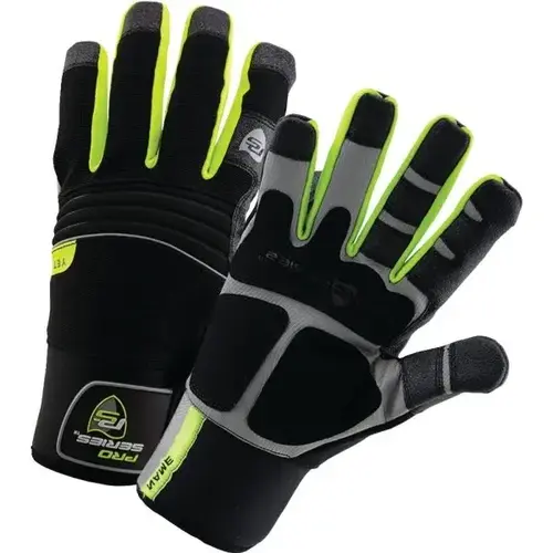 Waterproof Hi-Dex Winter Glove W/ Hi-Vis Forchettes (Black/Yellow) (Large) Waterproof Hi-Dex Winter Glove W/ Hi-Vis Forchettes (Black/Yellow) (Large)