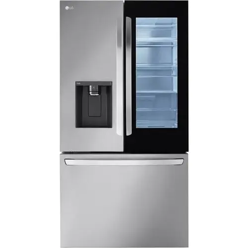 26 Cf Smart Instaview Counter-Depth French Door Refrigerator Graphite Steel