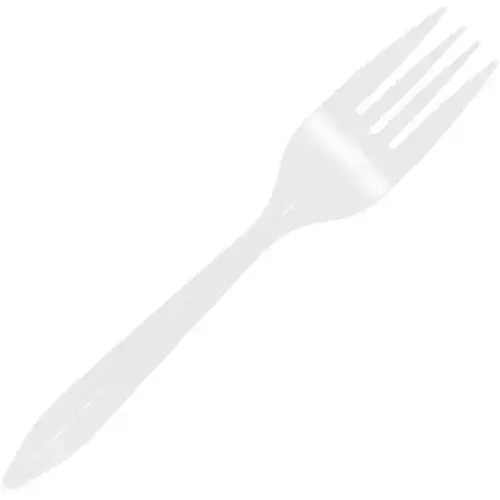 White Medium Weight Vision Bulk Fork