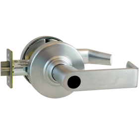 Schlage Lock ND60-CD-RHO-626 KIT KIT - Double Cylinder Vestibule Cylindrical Lock, Rhodes Lever, Key in Lever, Less Cylinders, 2-3/4" Backset, UL, ANSI Strike, Grade 1, 626/US26D Satin Chrome