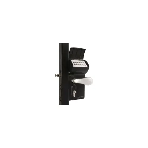 Valentino - Surface Mounted Battery Powered Code Lock for Square 2-1/2" to 3" Black Valentino - Surface Mounted Battery Powered Code Lock for Square 2-1/2" to 3" Black