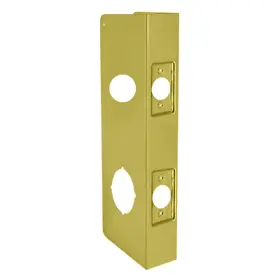 Don Jo Wrap Around Plates Bright Brass 154-PB-CW Don Jo Wrap Around Plates Bright Brass 154-PB-CW