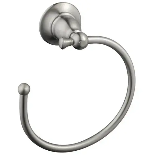 Oakmont Towel Ring, Satin Nickel Finish Oakmont Towel Ring, Satin Nickel Finish
