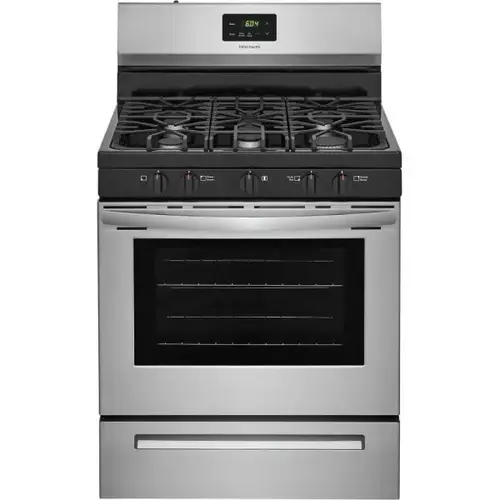 30" 5.0 Cu. Ft. 5-Burner Freestanding Gas Range With Quick Boil Burner, Stainless Steel 30" 5.0 Cu. Ft. 5-Burner Freestanding Gas Range With Quick Boil Burner, Stainless Steel