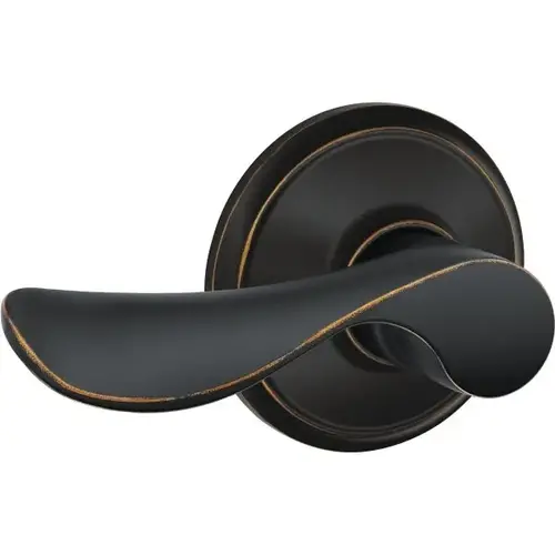 F-Series Lock F10 Passage Champagne Lever Style (Aged Bronze)