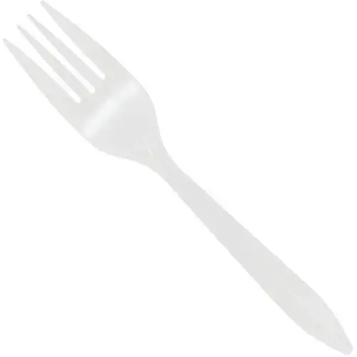 White Medium Weight Bulk Forks