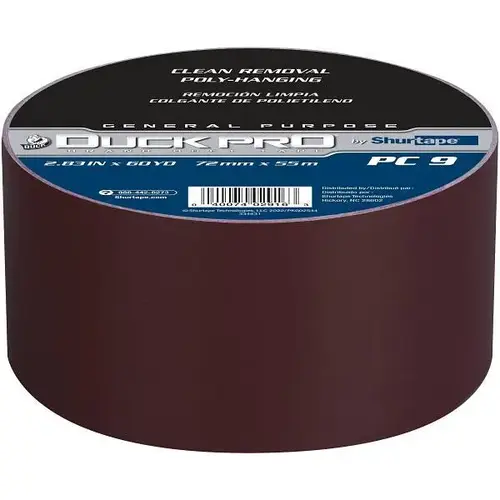 Contractor Grade, Colored Cloth Duct Tape Burgundy