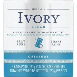 IVORY 003700012364 3.1 Oz. Natural Scent Bar Soap