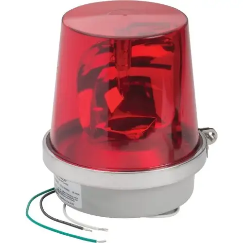 Signaling Rotating Beacon 120v Ac Red