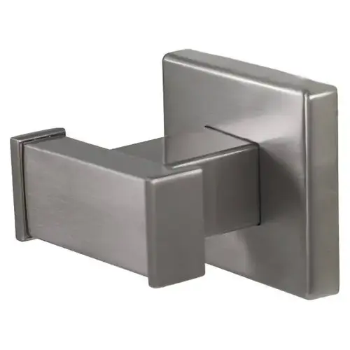 Primo Double Robe Hook Brushed Nickel