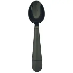 Wallace Packaging 3932 Black Extra Heavyweight Teaspoon