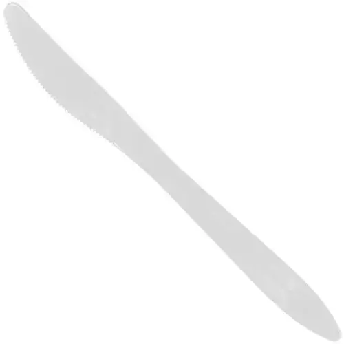 White Medium Weight Bulk Knives