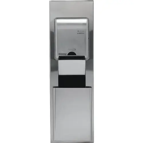 And Pacific Blue Ultra Recessed Trash Receptacle, 6 Gallon Capacity (Stainless Steel)