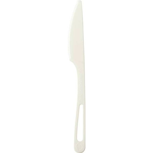 WORLD CENTRIC KN-PS-6 Knife 6.7X0.7X0.1 IN TPLA Natural White - pack of 1000