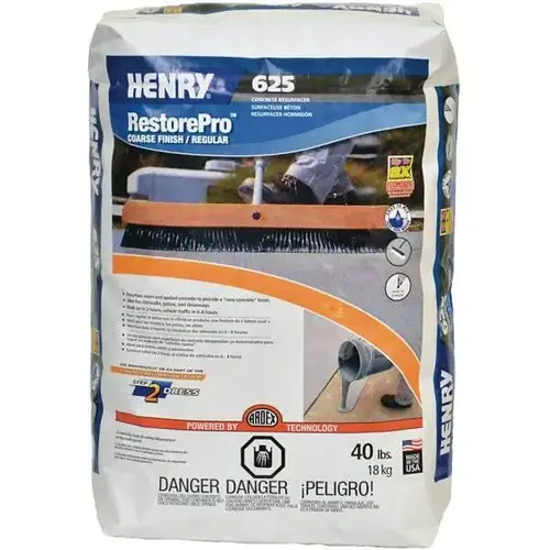 40 Lb. 625 Restorepro Concrete Repair Resufacer 40 Lb. 625 Restorepro Concrete Repair Resufacer
