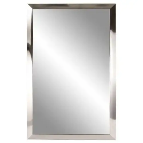 Framed Mirror 15 X 25" Chrome Framed Mirror 15 X 25" Chrome