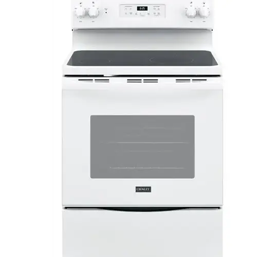 30" Fs Electric Range In White