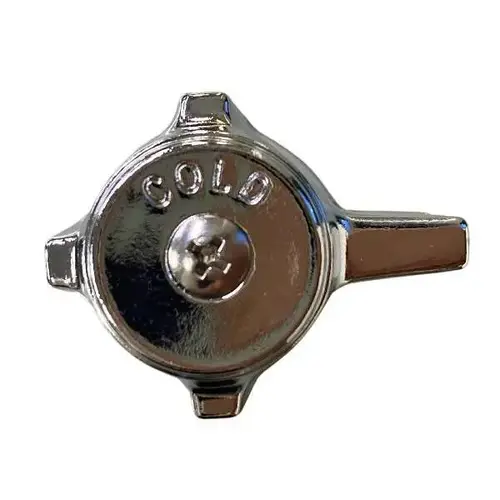 Replacement For Sterling Cold Faucet Handle Chrome Finish 1-1/16 In. Height Replacement For Sterling Cold Faucet Handle Chrome Finish 1-1/16 In. Height