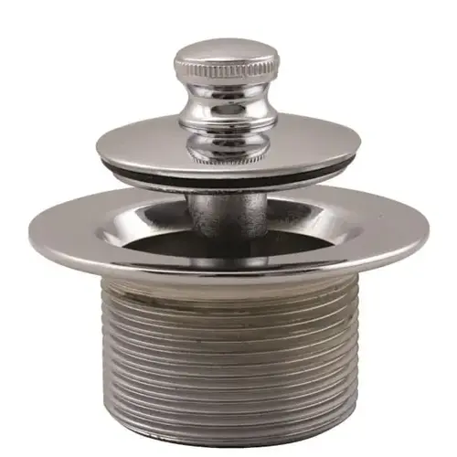 1-1/2" Npsm Coarse Thread Twist & Close Bath Drain In Polished Chrome 1-1/2" Npsm Coarse Thread Twist & Close Bath Drain In Polished Chrome