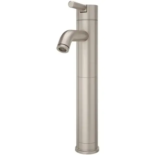 Contempra Single Control Vessel Bathroom Faucet In Brushed Nickel