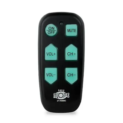 Universal Big Button TV Remote - Easymote Dt-R08b