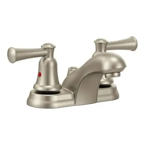 Capstone Brushed Nickel Two-Handle Bathroom Faucet Capstone Brushed Nickel Two-Handle Bathroom Faucet