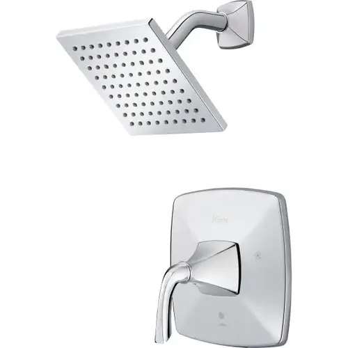 Bronson Rain Spray Shower And Trim, 1.8 Gpm Shower, Polished Chrome Bronson Rain Spray Shower And Trim, 1.8 Gpm Shower, Polished Chrome