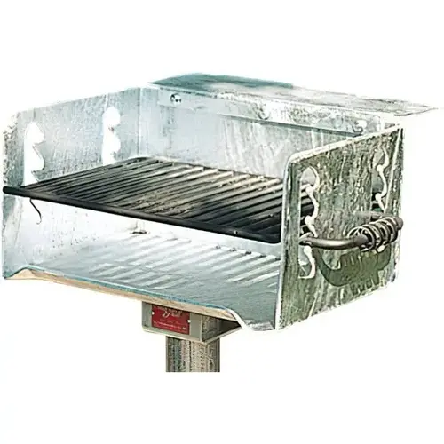 Outdoor Charcoal Grill W/ Embedded Base (Steel) Outdoor Charcoal Grill W/ Embedded Base (Steel)