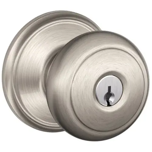 F Ser Ent No Hand Satin Nickel Clear Finish Andover Knob F Ser Ent No Hand Satin Nickel Clear Finish Andover Knob
