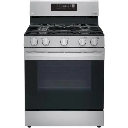 5.8-Cu. Ft. Gas Convection Smart Range With Airfry, Stainless Steel