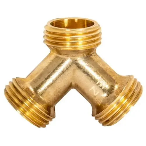 3/4 In. Mht Steam Dryer Y Connector (Brass) 3/4 In. Mht Steam Dryer Y Connector (Brass)