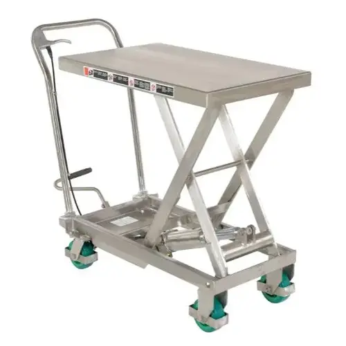 Cart Scissor 500lb Capacity Stainless Steel